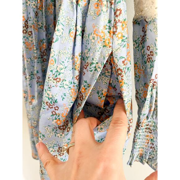 Hunter Bell | NWT Ryan Dress Ditsy Blue Floral | Sz XS - Picture 7 of 11